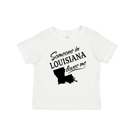 

Inktastic Someone in Louisiana Loves Me Gift Baby Boy or Baby Girl T-Shirt