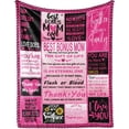 thumbnail image 1 of LHSHID Godmother Gifts for Women Godmother Gift Godmother Gifts from God Godmother Blanket Godmother Gifts God Mom Gifts God Mommy Gifts Throw Blanket 50x60in, 1 of 6