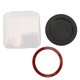 thumbnail image 1 of Support magnétique mural pour téléphone de douche, forte aspiration, autocollant magnétique pour iOS 12, 13, 14, 15, cuisine, salle de bain, noir, 1 of 4