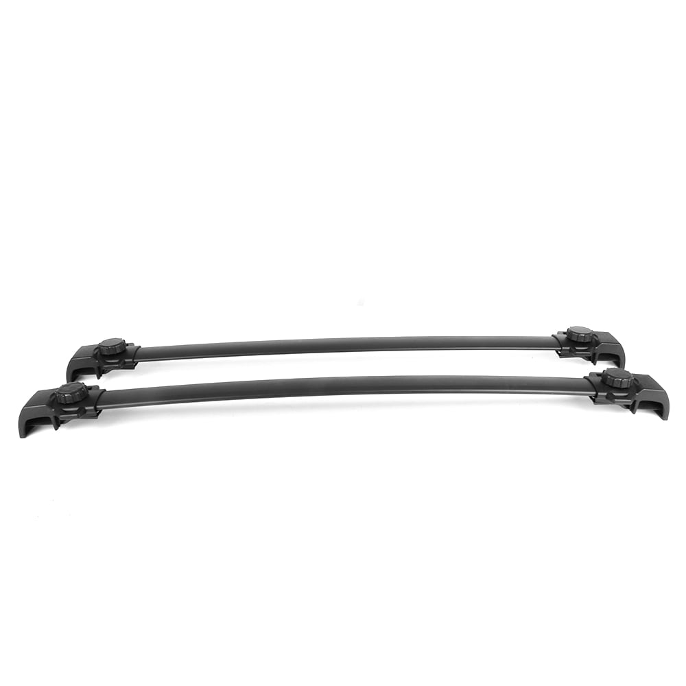 Ikon Motorsports Compatible with 2014-2023 Jeep Renegade OE Factory Style Aluminum Roof Rack Cross Bars Pair