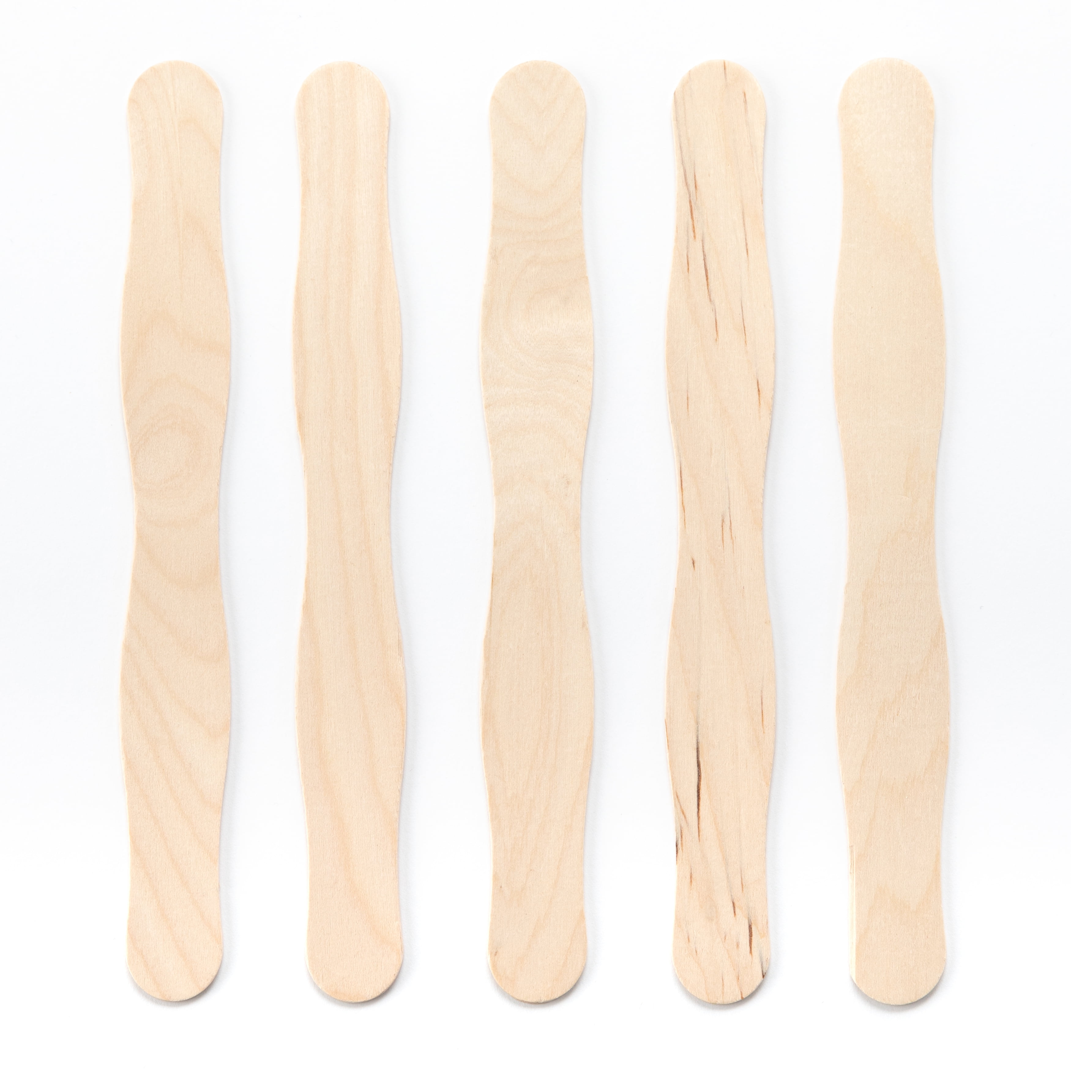 12 Packs: 30 ct. (360 total) Wavy Jumbo Wood Craft Sticks by Creatology
