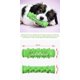 thumbnail image 3 of Cepillo de dientes para perros, juguete masticable multifuncional para limpiar molares de cachorros, palillo dental, juguetes para el cuidado bucal de perros pequeños y medianos (verde), 3 of 5