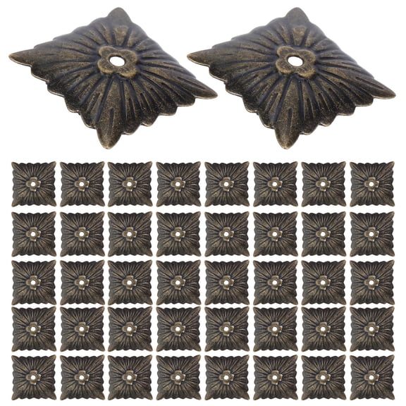 TEHAUX Vintage Decorative Nails Golden Zinc Alloy for Upholstery 200Pcs