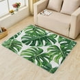 thumbnail image 1 of Monstera Leaf Rug 5x7 Area Rugs for Bedroom Living Room, Green Botanical Area Rug, Tropical Palm Leaf Carpet Machine Washable Non-Slip Large Rug, Soft Low Pile Area Rug, Indoor Decorative Rug G&n169, 1 of 6