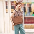 thumbnail image 2 of Bolso Tote Montana West de Cuero Vegano Trenzado para Mujeres MWC-090BR, 2 of 7