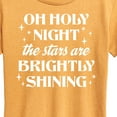thumbnail image 3 of Instant Message - Oh Holy Night - Women's Short Sleeve Graphic T-Shirt, 3 of 7