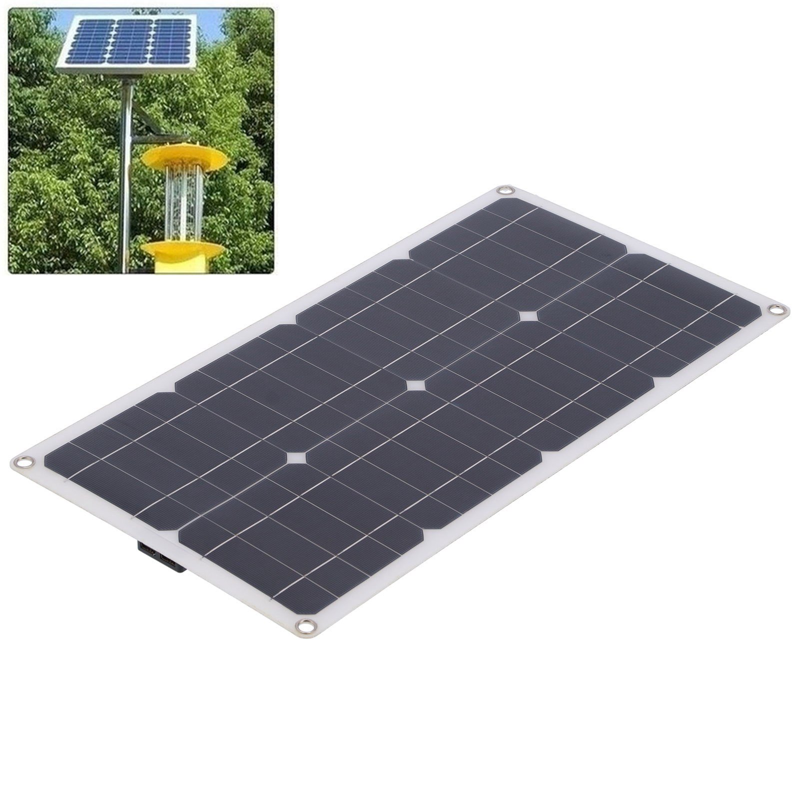 Quelle Batterie Pour Panneau Solaire 100w Kit De Panneau Solaire 100W, Chargeur De Batterie De Panneau Solaire 100W  Efficacité De Conversion élevée Pour Le Cyclisme En Plein Air Pour La  Voiture | Walmart Canada