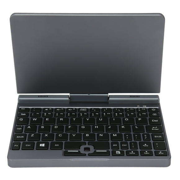 8 Inch Touch Screen Mini Laptop With Stylus, 180 Degrees Flip HD Screen Handheld PC With LPDDR5 12GB For Win10 11, RJ45 Portable Business Laptop With 1.9MP Front Camera