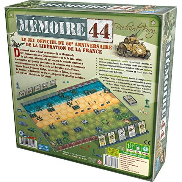 Días de Wonder Memoir '44 Juego de mesa | Juego de batalla de miniaturas históricas | Jueg Days of Wonder Days of Wonder