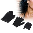 thumbnail image 1 of Tanning Mitten, Sponge 3pcs Elastic Cuff Self Tanner Mitts Applicator Natural Luster Complete Reusable with Exfoliating Glove for Mousse, 1 of 7