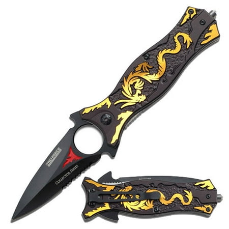 Spring Assist - 'Legal Automatic' Knife - Dragon Dagger - (Best Otf Automatic Knife)
