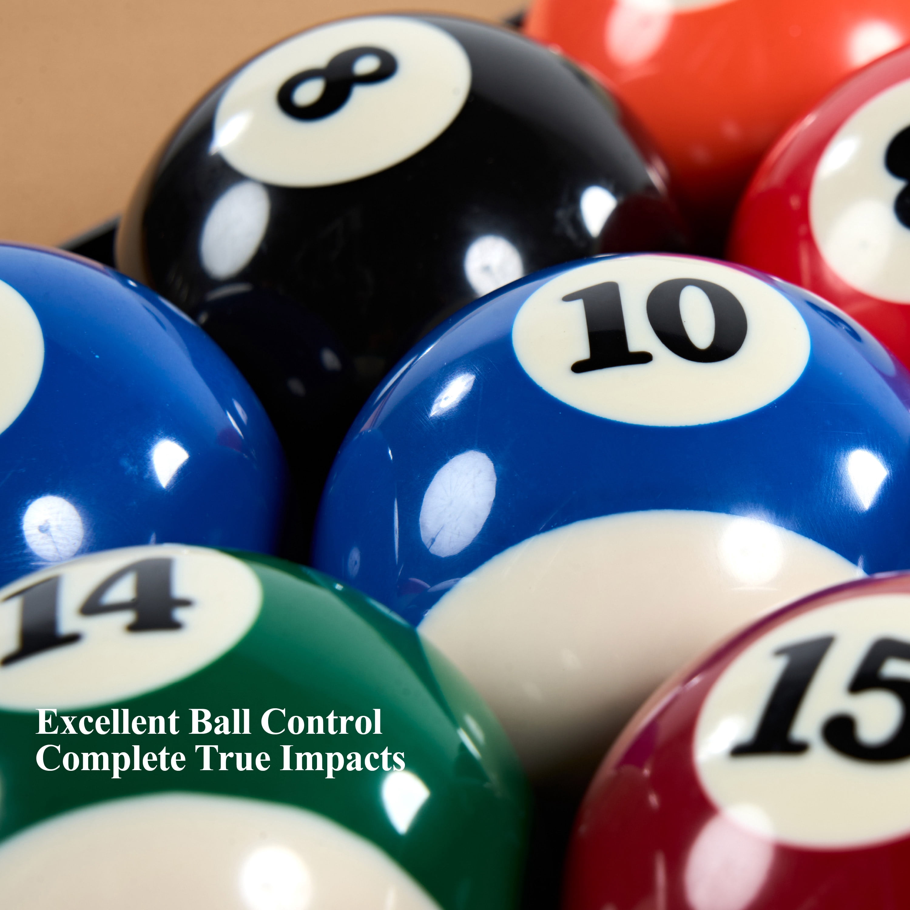 Barrington Billiards 16-Piece Regulation Pool Balls 2-1/4 inch Scratch Resistant Set