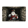 thumbnail image 2 of Christmas Diatomite Doormat Absorbent Entryway Rug, Mud Resistant Indoor Outdoor Mat, Quick Dry Short Pile Non Slip Rubber Backing, Easy Clean Front Door Mat for Winter Decor, 2 of 6