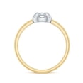 thumbnail image 3 of Illusion Diamond Promise Ring for Women - HI-SI Diamond, 10K Yellow Gold, US 3.00, 3 of 9