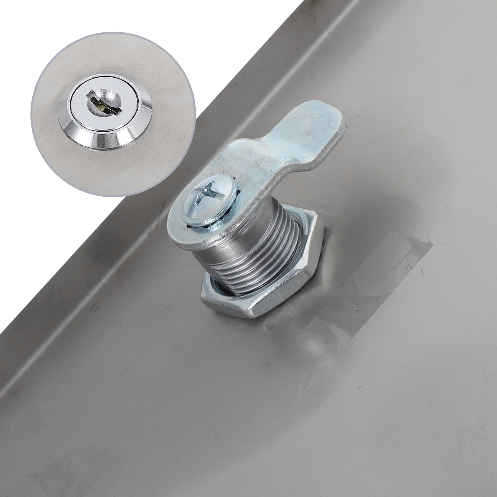 OFFIGAM Weatherproof Stainless Steel Outdoor Socket Box with Lock, Anti-Theft for Electrical Outlets