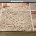 thumbnail image 6 of Ambesonne Kitchen Place Mats Set of 4, Old Roses Lace Flowers, Standard Size, Forest Green Pale Pink, 6 of 6