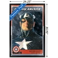 thumbnail image 3 of Marvel Comics - Captain America Card Wall Poster, 22.375" x 34", Framed, 3 of 5