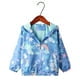 thumbnail image 3 of CM-Kid Toddler Girls Unicorn Hoodies Casual Hodded Windbreaker Zipper Jacket 4T, 3 of 5