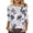 A25 Multicolor-Womens 3/4 Sleeve Tops, variant on Mifsaly Womens 3/4 Sleeve Tops Cotton Floral Print Work Blouses Relaxed Dressy Casual Vacation Blouse Summer Loose Tunic Top XL