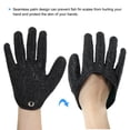 thumbnail image 3 of Uxcell Fishing Gloves with ABS Magnet Release Towel Fisherman Professional Puncture Resistant Glove, Black(Right), 3 of 5