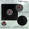 thumbnail image 3 of Red de golpeo para prácticas de golf ASENVER Silent 1,46 m x 1,46 m (negra), 3 of 7