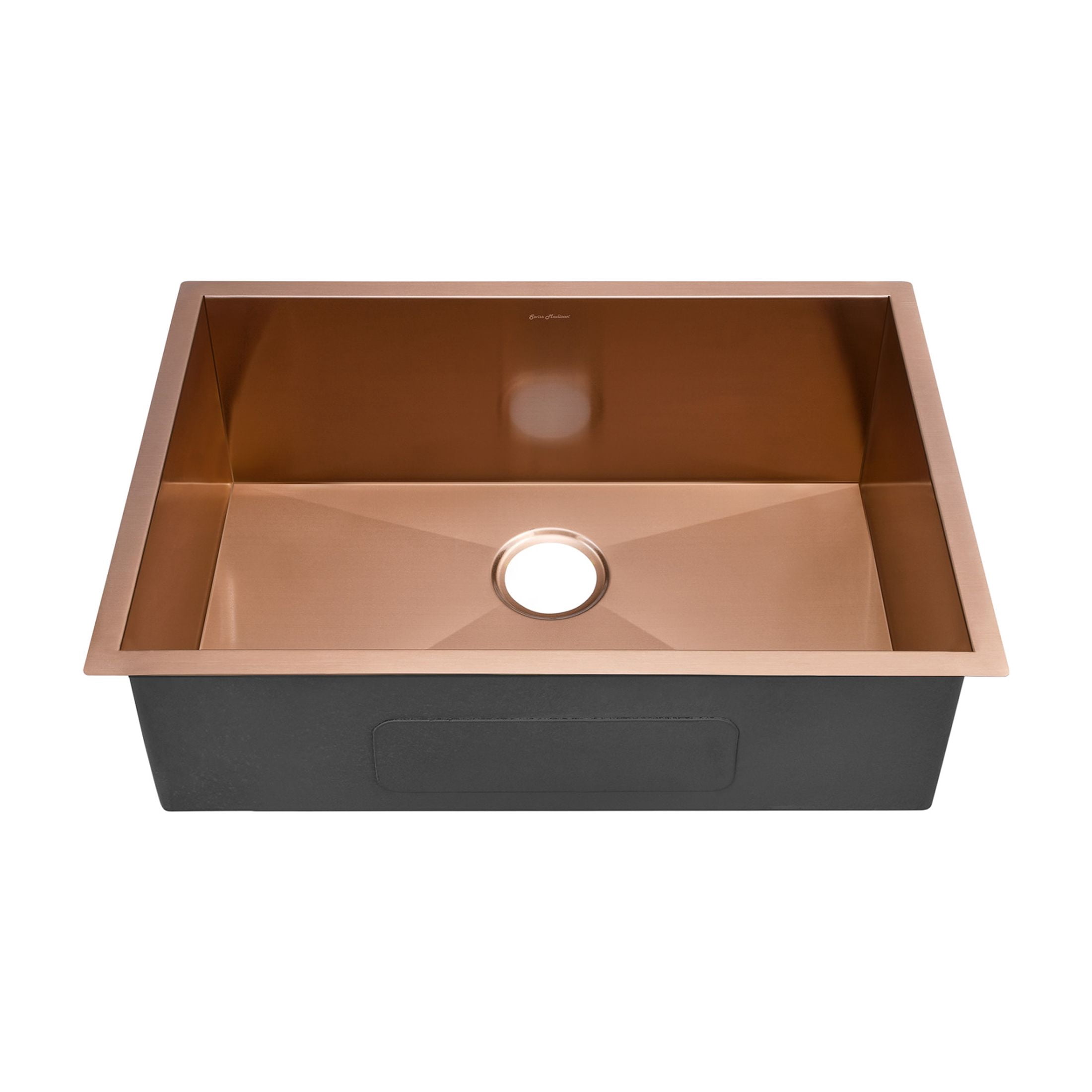 Tourner 26 x 18 Stainless Steel, Single Basin, Undermount Kitchen Sink, Rose Gold