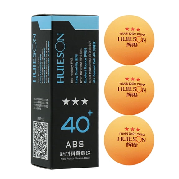 3 Packs 3 Star for ping pong Balls Advanced Table Tennis Ball Bulk Outdoor for ping pong Balls Used for Training Orange/