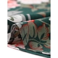 thumbnail image 6 of INSPIRE CHIC Women's Blouse Floral Ruffled Short Sleeve Ruffle Neck Casual Blouses XL Green-Floral, 6 of 7