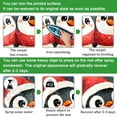 thumbnail image 7 of Small Washable Kitchen Rug, Cute Two Christmas Penguins Indoor Door Mats for Entryway, Non Slip Area Rug Floor Carpet for Entrance Bathroom Bedroom, 7 of 7