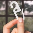 thumbnail image 6 of hejhncii 50Pieces S Shape Curtain Track Gliders Hooks Easy Installation Drapery Hardware, 6 of 10