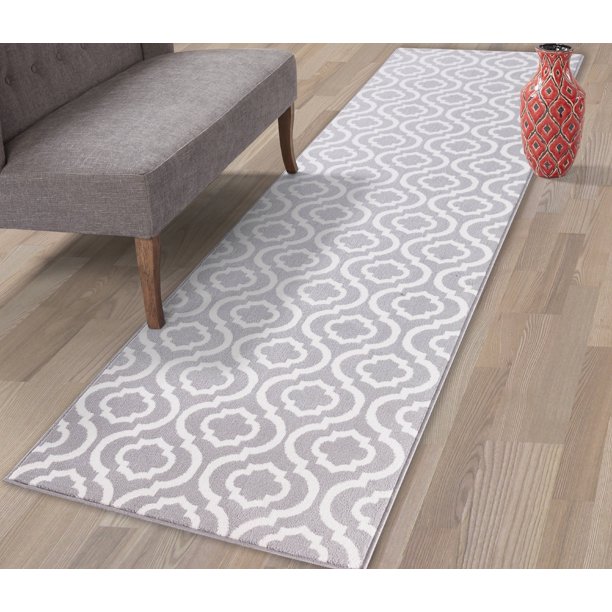 Diagona Designs Contemporary Geometric Moroccan Trellis Design Area Rug