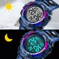 thumbnail image 2 of Kids Sport Digital Watch with Shockproof Silicone Strap,50M Waterproof ,Alarm, Stopwatch ,Outdoor Wristwatch for Boys Girls Gift for Kids, 2 of 3