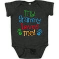 thumbnail image 3 of Inktastic My Grammy Loves Me Boys or Girls Baby Bodysuit, 3 of 5