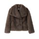 thumbnail image 1 of Abrigo de piel esponjosa degradada para mujer, chaqueta de piel de zorro sintética con cuello de piel grande de lujo, abrigos para mujer 2024, 1 of 5