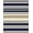 Navy Blue, Pattern 3, variant on ODIKA 8'x10' Washable Area Rug Non-Shedding, Easy Care, Striped Farmhouse Bands Distressed Colorblock Border Vintage for King Size Bedroom Under Bed, Master Suite