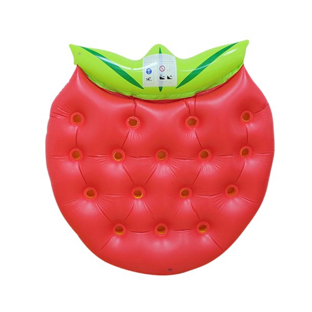 Flotador inflable de fresa para natación, tabla de entrenamiento, ejercicio, aprendizaje, para principiantes, tabla de flotación acuática, ayuda para