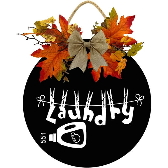 Eveokoki 12" Laundry Room Decor Laundry Room Wooden Sign Funny Sign Wall Plaque Rustic Farmhouse Laundry Wall Decor Vintage Bathroom Wall Sign Laundry Rules Hanging Decor for Bathroom