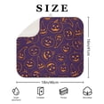 thumbnail image 4 of Halloween Orange Pumpkins on Purple Dish Drying Mat for Kitchen 1 Pack, Ultra Absorbent Microfiber Dishes Drainer Mats,16x18in(41x46cm), 4 of 6