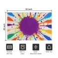thumbnail image 5 of Colorful Paint Splash Burst Door Rugs,Washable Non Slip Door Mats Indoor,Decorative Door Mats,Entry Mat Indoor for Entrance,Bedroom,Kitchen,Bathroom,20"x32", 5 of 6