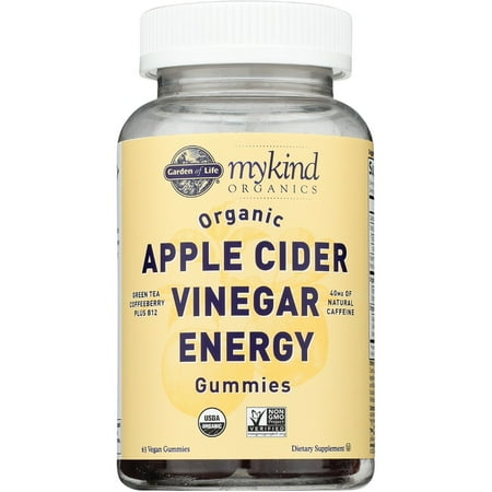 Garden of Life - mykind Organics Apple Cider Vinegar Energy - 63 Gummies