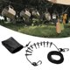 thumbnail image 3 of Cuerda de cuerda para acampar al aire libre, cuerda colgante para acampar, accesorios para tiendas, tendedero para acampar para senderismo, picnic, Sunnimix correa de almacenamiento para camping, 3 of 8
