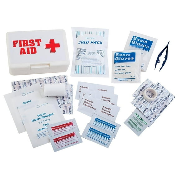 Champion Sports First Aid Kit, White