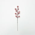 thumbnail image 7 of Artificial Holly Berry Picks 1 Piece 8.5 Inch Frosted Red Berry StemsforChristmas Tree Filler DIY Winter Wreath and Holiday Home Decor, 7 of 7