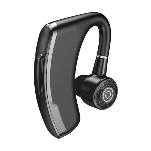 V10P 5.2 Oreillette Rotative à Réduction de Bruit Bureau Mains - Crochet d'Oreille Livreur Appel Rapporteur Batterie pour iOS Android - Noir