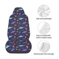 thumbnail image 4 of Wukai Cute Shark Full Set Car Seat Covers with Soft Padding Universal Auto Front Seats Protector and Cushion Mat, 4 of 5