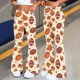 thumbnail image 4 of Pantalones de Yoga de Piernas Anchas para Mujeres Pantalones de Flare de Impresión No Estructurada Suelta Casual Pequeña para Deportes Fitness Pantalones de Yoga de Piernas Anchas Largas para Mujeres, 4 of 9