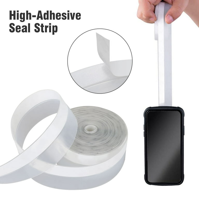 EEEkit 2/1 Roll Weather Stripping Silicone Seal Strip, Silicone