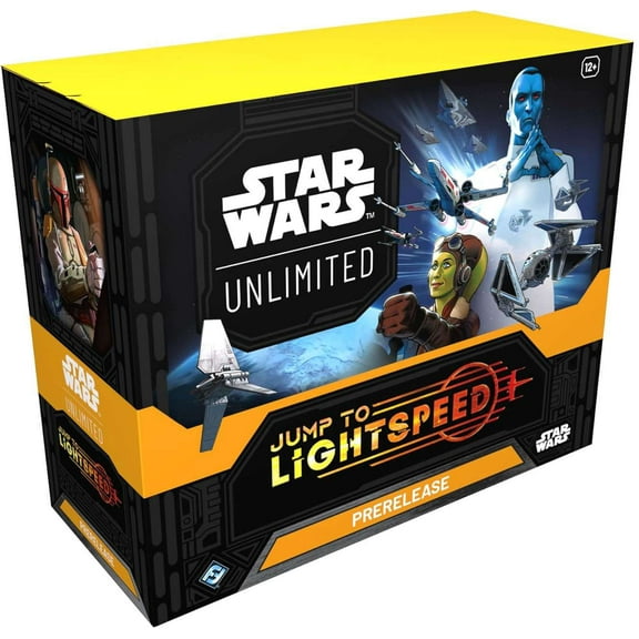 Star Wars: Unlimited TCG Jump to Lightspeed PRERELEASE Box - Includes 6 Booster Packs, Ages 12 , 2 Players, 20 Minute Playtime, Made by Fantasy Flight Games
