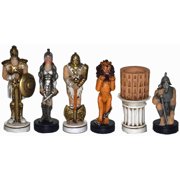 Gladiator Chessmen, Handpainted