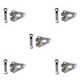 thumbnail image 3 of Toystoory 10 piezas de ganchos de metal para pantalones, sujetadores de galvanoplastia antioxidantes extraíbles portátiles reutilizables, vestidos, Type2 NO2 Toystoory CBP131594, 3 of 4